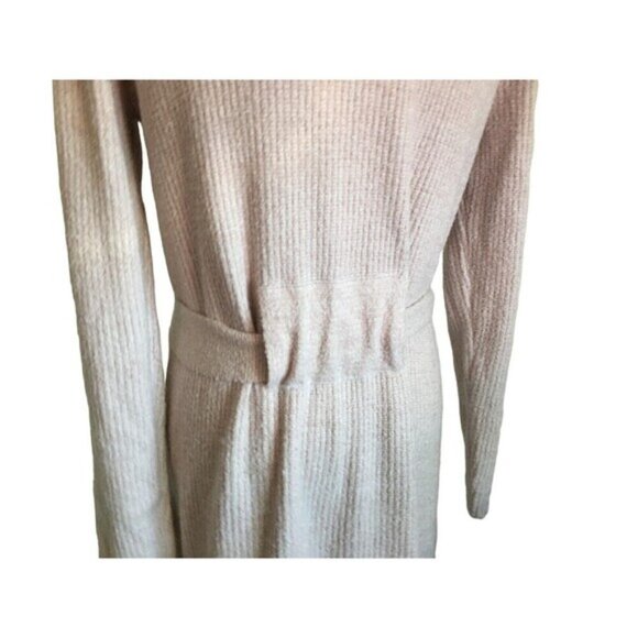 Barefoot Dreams Cozy Chic Lite Cardigan Women's Size S/M Pale Pink Belted - Picture 7 of 9